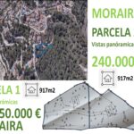 2 parcelas separadas en Moraira con  vistas panorámicas