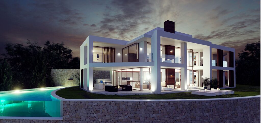 VILLA DE LUJO MODERNA CON VISTAS AL MAR .PROYECTO NUEVA CONSTRUCCION