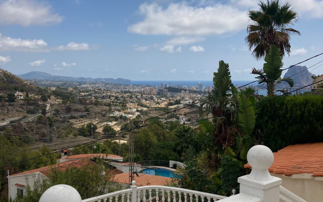 Villa con vistas al mar y panóramicas