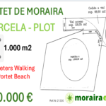 PARCELA-PLOT en El Portet De Moraira a 550 metros de la playa del Portet